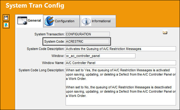 ACRESTRIC_Configuration