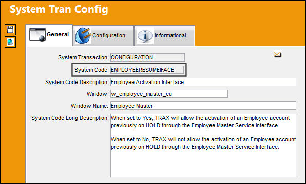 EMPLOYEERESUMEIFACE_Configuration