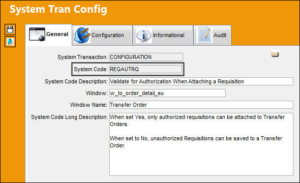 REQAUTRQ_Configuration