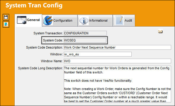WOSEQ_Configuration