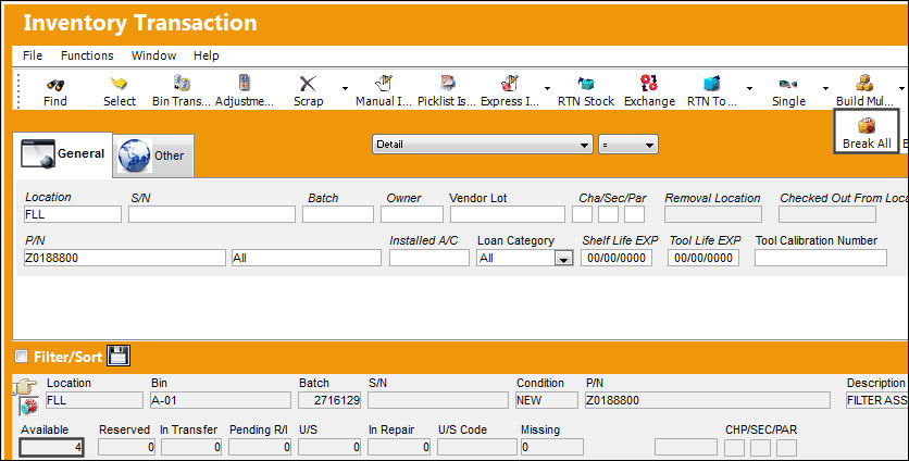 INV_INV TRAN_Avail of kit