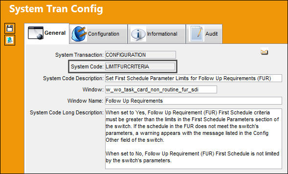 LIMITFURCRITERIA_Configuration